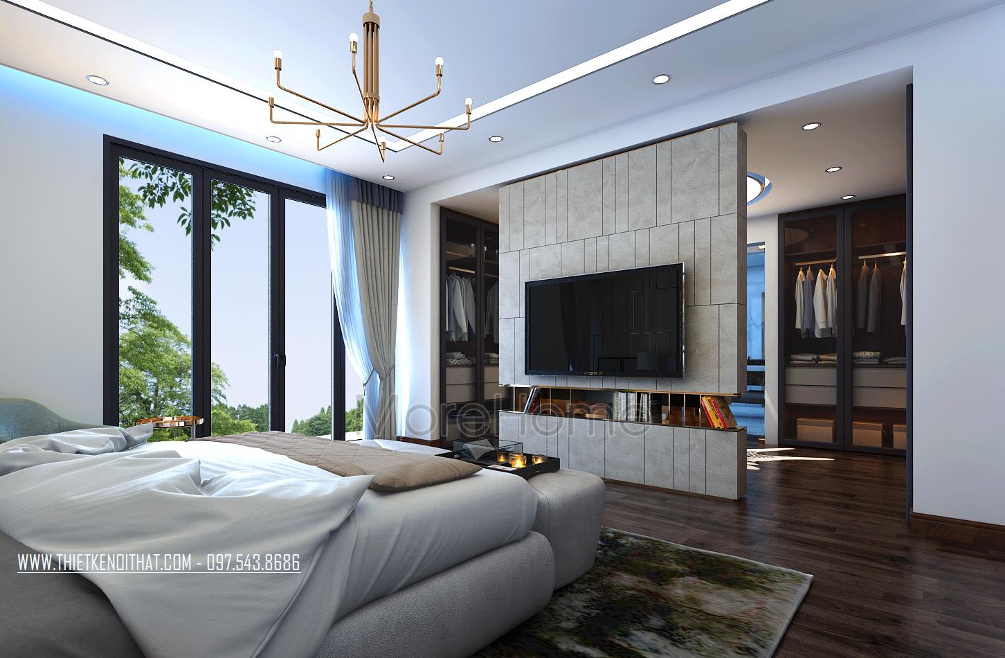 Thiết kế phòng ngủ trong khách sạn 5 sao ở Hà Nội